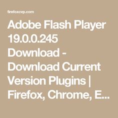 Flash Player 19.0.0.245 Download For Mac